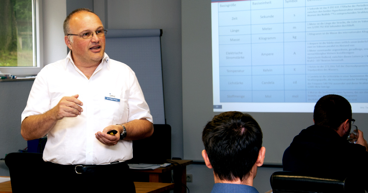 imc Messtechnik Tage 2019 Referent