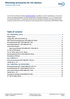 Data Sheet: Mounting accessories